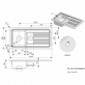 Keramik Einbauspüle weiss mit Restebecken RL301CW [5/6]