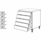 Unterschrank mit 5 Schubkästen [2/12]