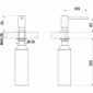 Armate Linea Pulito Spülmittelspender in Chrom oder Edelstahl [4/4]