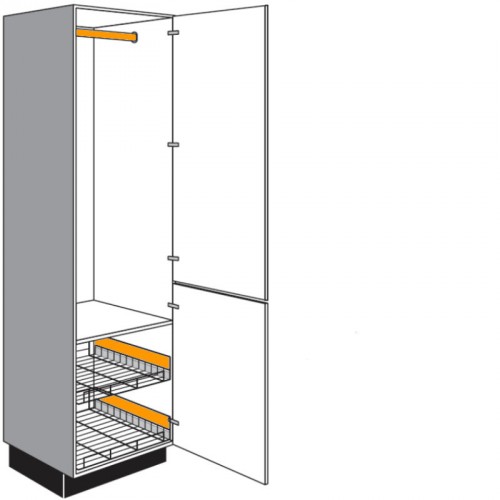 Seitenschrank mit 1 Drehtür (verstiftet)