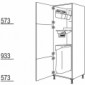 Hochschrank mit Ordnungssytem [2/9]