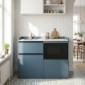 modulLINE ML 120 MSP Minik&uuml;che aus Holz mit Mikrowelle und Geschirrsp&uuml;ler [3/25]