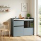 modulLINE ML 120 MSP Minik&uuml;che aus Holz mit Mikrowelle und Geschirrsp&uuml;ler [4/25]