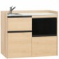 modulLINE ML 120 MSP Minik&uuml;che aus Holz mit Mikrowelle und Geschirrsp&uuml;ler [13/25]