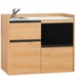 modulLINE ML 120 MSP Minik&uuml;che aus Holz mit Mikrowelle und Geschirrsp&uuml;ler [14/25]