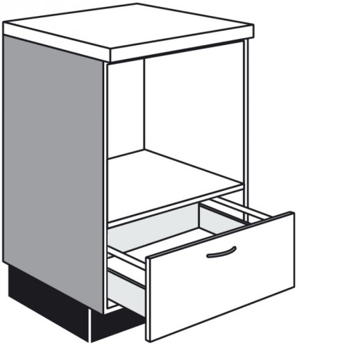 Unterschrank für Mikrowellengerät mit 1 Auszug