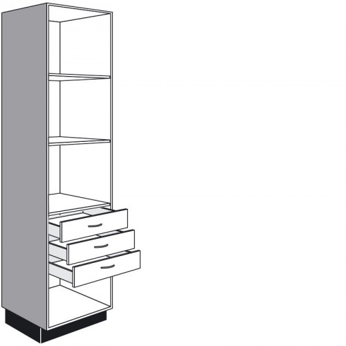 Seitenschrank mit 3 Schubkästen