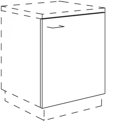 Durchgehende Türfront