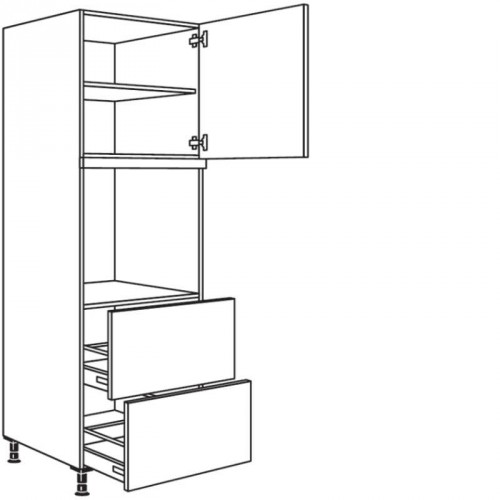 Hochschrank für Geräte-Umbauten, Backofen 590 mm Nische