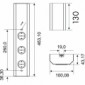 Mira Wand Steckdosenelement für Wandmontage [3/3]