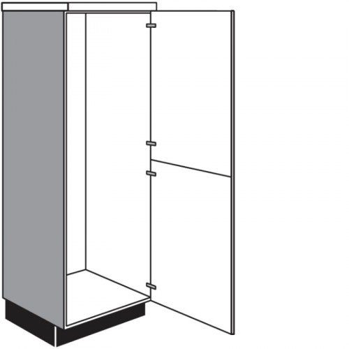 Highboardschrank für Einbaugeräte mit 1 Geräte-Drehtür verstiftet