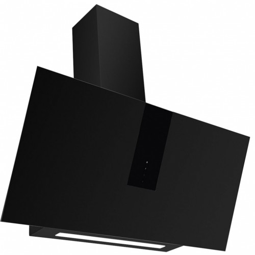 Kopffreihaube Pure schwarz-matter Glasschirm Breite 80 cm
