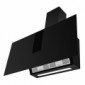 Kaminhaube Pure schwarz-matter Glasschirm Breite 80 cm [6/6]