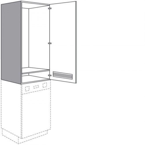 Aufsatzschrank für Einbaugerät