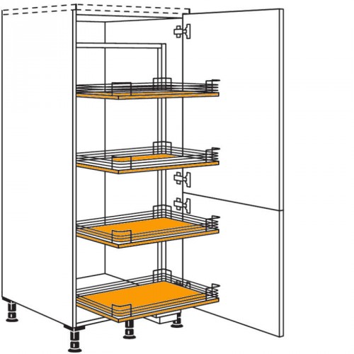 Highboard Cargo mit 1 verlaschte Tür, 1 Auszug Cargo