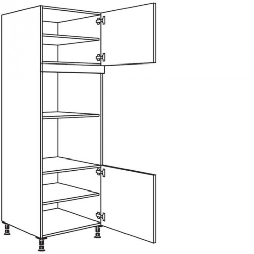 Hochschrank für Geräte-Umbauten, Mikrowelle und Dampfgarer