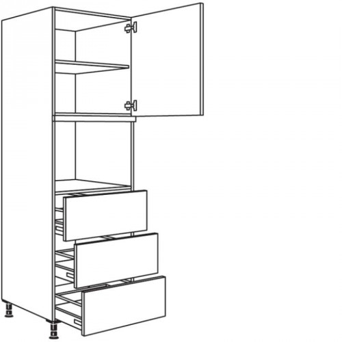 Hochschrank für Geräte-Umbauten, Dampfgarer Kompaktgerät