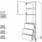 Hochschrank für Geräte-Umbauten, Dampfgarer Kompaktgerät [2/9]