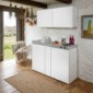 Singlek&uuml;che 120 cm mit H&auml;ngeschrank und K&uuml;hlschrank [2/13]