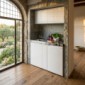Singlek&uuml;che 120 cm mit H&auml;ngeschrank und K&uuml;hlschrank [4/13]
