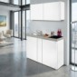 Singlek&uuml;che 120 cm mit H&auml;ngeschrank und K&uuml;hlschrank [1/12]