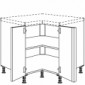 Eckschrank mit 2 durchgehende Türen [1/12]