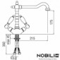 Nobili Antica Nostalgie Zweigriff-Spültischmischer [3/5]