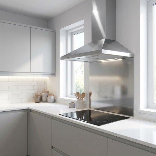 Kaminhaube Wandhaube Edelstahl 60 cm Kaminhaube Wandhaube Edelstahl 60 cm