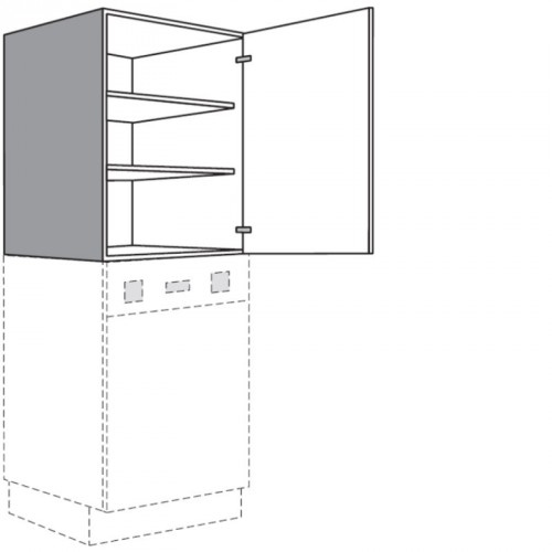 Aufsatzschrank mit 1 Drehtür