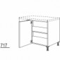 Eckschrank mit 1 durchgehende Tür [2/12]