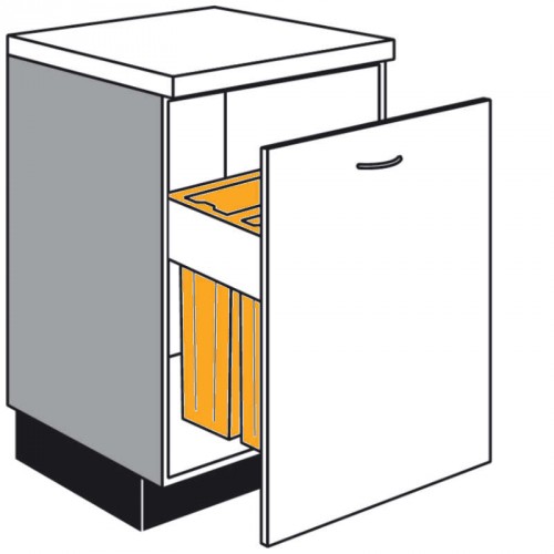 Unterschrank mit Wäschekörben