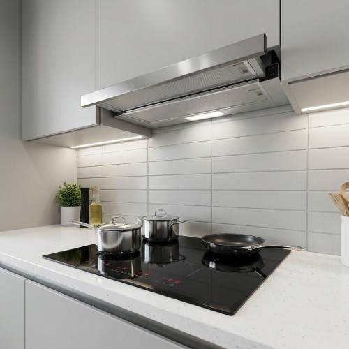 Flachschirmhaube Einbauhaube 60 cm
