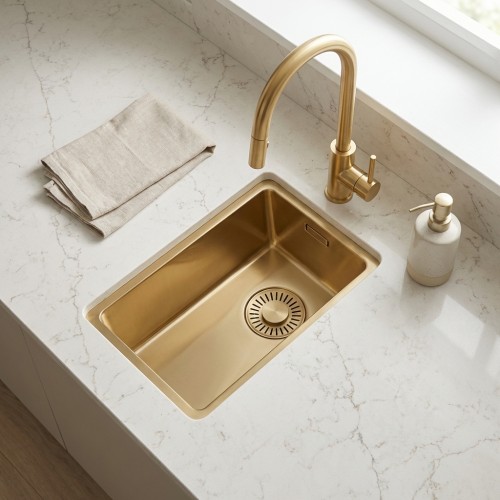 Einbausp&uuml;le New York PVD 18x40