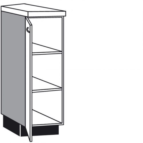 Diagonal-Unterschrank mit 1 Drehtür