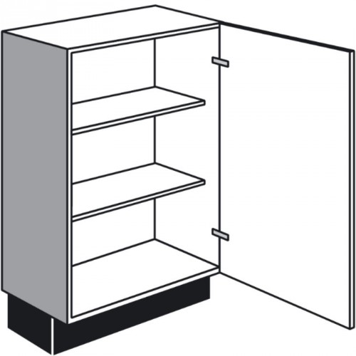 Vitrinen-Unterschrank mit Möbeltür