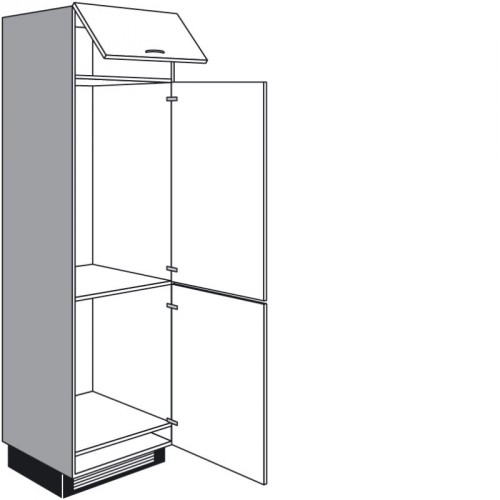 Seitenschrank für Geräte mit 2 Geräte-Drehtüren