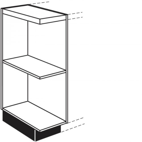 Abschlussregal Breite 250/300 mm