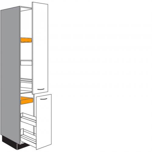 Apothekerschrank mit 2 Innenschubkästen