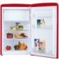 Kühlschrank mit Gefrierfach 88 cm Höhe Retro Design rot [1/4]