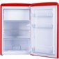 Kühlschrank mit Gefrierfach 88 cm Höhe Retro Design rot [2/4]