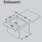 Einbauspüle Crystalix 10 aus Glas und Metall mit 5 Farboptionen oder Wunschmotiv wählbar [12/13]