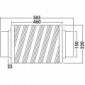 Schalldämpfer Ø 125/150 mm reduziert den Schall je nach Frequenz bis zu 22 dB [2/3]