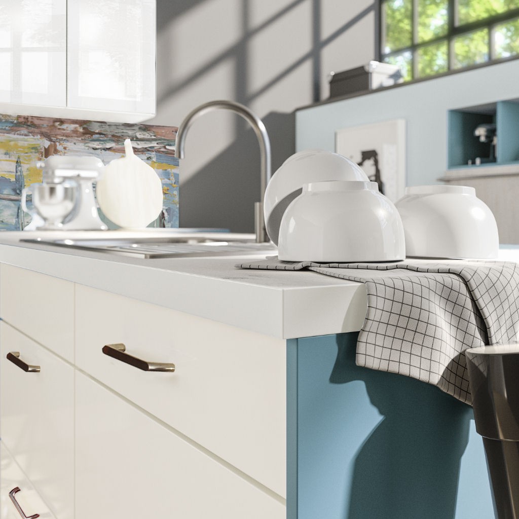 Unterschrank für Einbauherde mit 1 Schubkasten