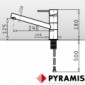 Zylindrischer Einhebelmischer Pyramis Aria mit drehbarem Auslauf [2/2]