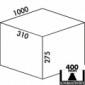 Einbau-Abfallsammler Cox(R) Box 275 K/1000-4 [3/5]