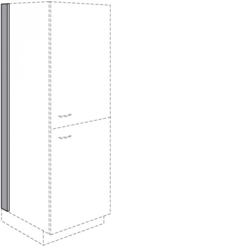 Blende für Highboardseite / Seitenschränke in Korpusfarbe