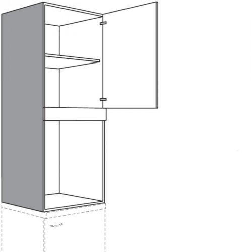 Aufsatzschrank mit 1 Drehtür für Einbaubackofen/Herd