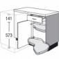 Eckunterschrank mit 2 voll ausschwenkbare LeMans Drehböden [2/16]