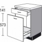 Unterschrank mit 1 Schubkasten und 1 Auszug [2/16]