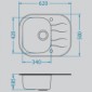 Einbauspüle Wave 10 aus Glas und Metall [2/10]